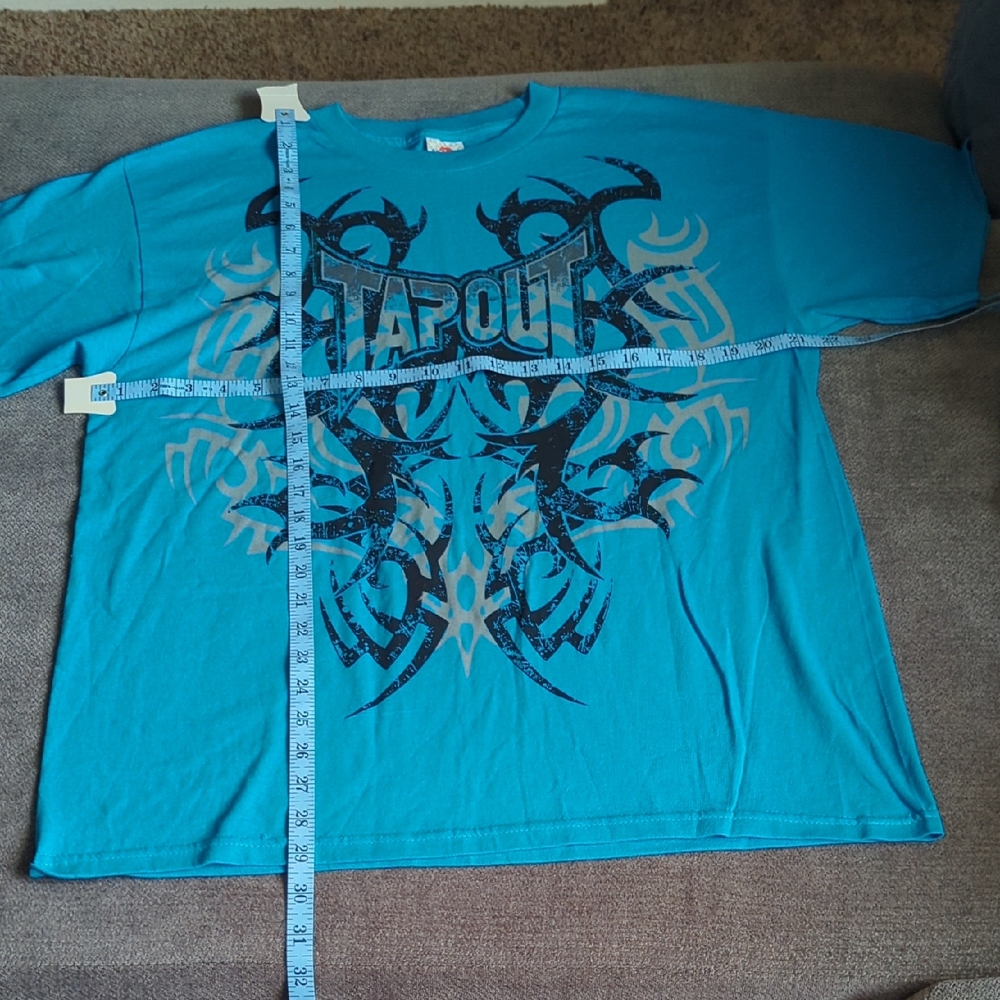 ! Tapout Teal Tribal Graphic Tee